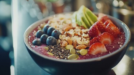 Poster - Fruit and nut arrangement