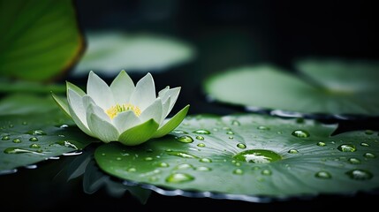 Wall Mural - pond lotus water