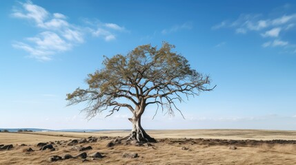 Poster - beauty trees above