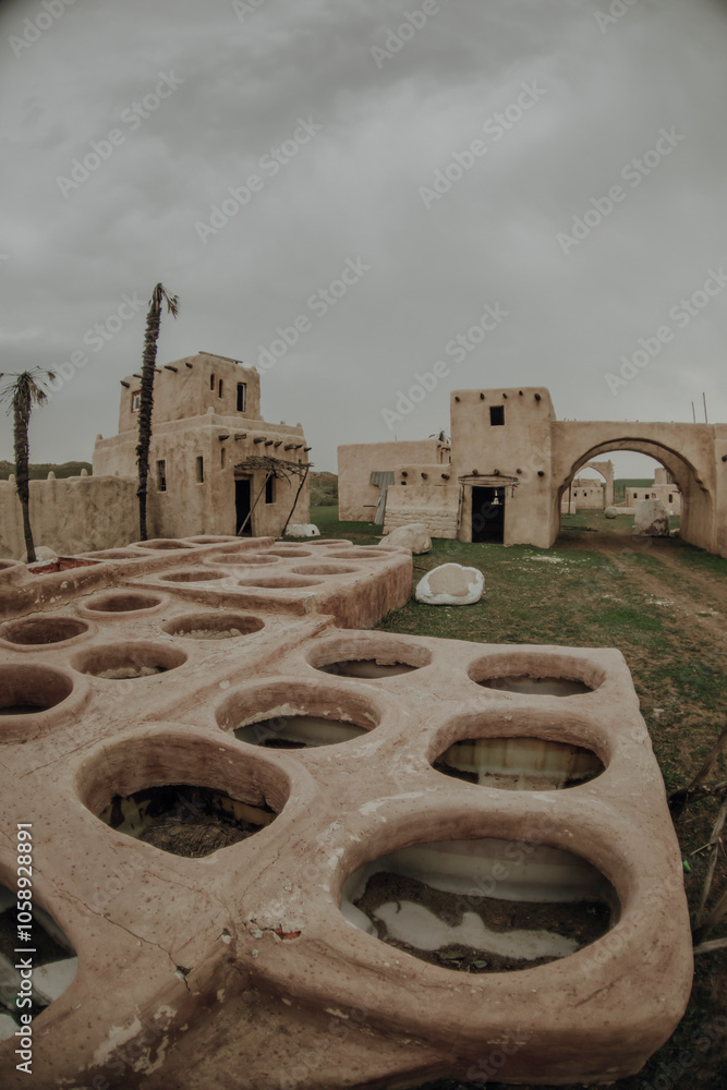 Explore the rustic charm of a rural desert village featuring ...