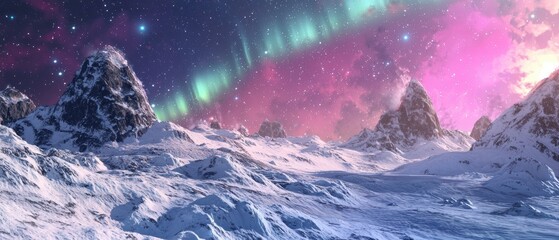 Wall Mural - A beautiful, colorful