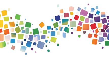 Wall Mural - Colorful Mosaic Style Abstract Illustration