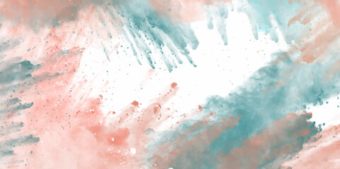 Poster - mud splatter background. Ink Stains Seamless grunge Pattern. capturing the beauty of movement and color contrasts in vivid. Abstract pink and blue brush strokes artwork for creative banner, template.