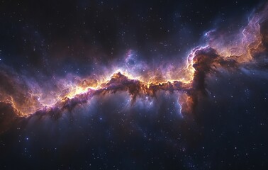 cosmic nebula's splendor