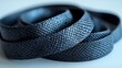 © racesy - Close-up of Black Leather with Reptile-like Texture
