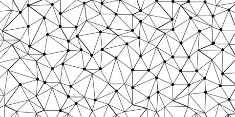 Abstract of simple gray line triangle pattern geometric background. Seamless geometric polygonal repeatable pattern swatch background, Trendy design vector background for web backdrop orpaper print.