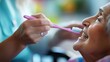 © AiAbstract - Caregiver Assisting with Daily Oral Hygiene Routine