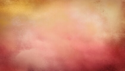 Wall Mural - subtle peach to coral gradient canvas texture with vintage grunge distress marks and speckled overla