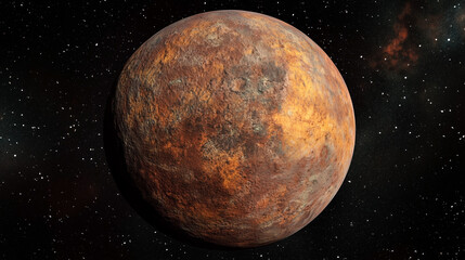 asteroid floating in the vastness of deep space