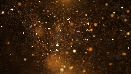 Wall Mural - colorful glittering floating particles background, motion graphic christmas or new year wallpaper ba