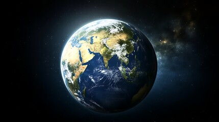 Wall Mural - earth from space soft pastel background for graphic design templates