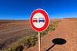 © Oualid - No Overtaking Road Sign