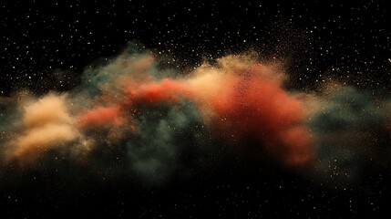 abstract galaxy background minimalist white background with space for text