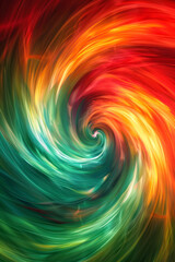 Wall Mural - vertical dynamic swirls of color against a dynamic linear gradient background.