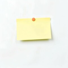 sticky post it note isolated