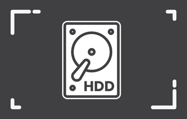 Tech Icon Vector_Hard drive-03