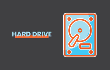 Tech Icon Vector_Hard drive-04