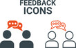 © Designstor09 - Feedback icon vector illustration for assessment system of business and organization standard with analysis, performance, plan, improvement, results, and feedback icon