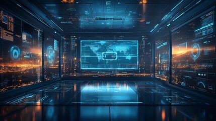 Aufkleber - Technology internet development concepts allow companies to automate business processes.