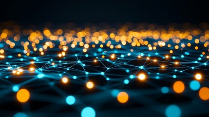Abstract Network Background Simple Neutral Background with Free Space for Design