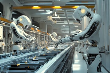 Aufkleber - Advanced Robotics in Automated Manufacturing Line