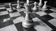 © Kenny Parker - Dramatic chessboard close-up with toppled king capturing competitive intensity