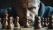 © Kenny Parker - Dramatic chessboard close-up with toppled king capturing competitive intensity
