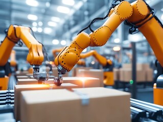 Aufkleber - Advanced Robotic Automation in Warehouse Environment