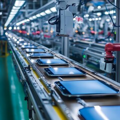 Leinwandbilder - Advanced Manufacturing Process in Action