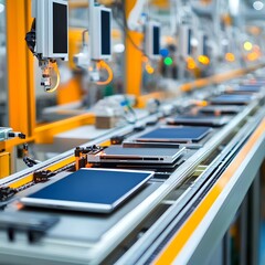 Aufkleber - Modern Technology in Automated Production Line