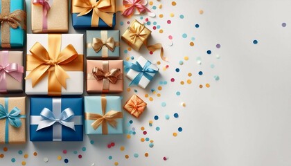 Wall Mural - colorful gift box