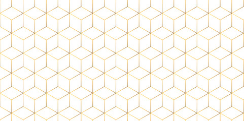 seamless pattern with hexagon square cube geometric pattern shapes grid metal element texture design
