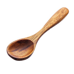 Wooden spoon for cooking and serving food easily transparent