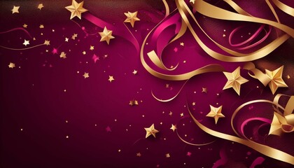 Wall Mural - golden christmas background