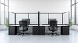 © K-MookPan - Modern Open Office Environment with Glass Dividers