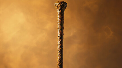 Moses' staff, which he received from the Lord to represent God's strength, was a rod that could perform miracles and was empowered by God in the Bible.