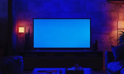 Wall Mural - screen tv mockup