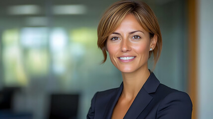 Smiling Businesswoman Portrait Photo