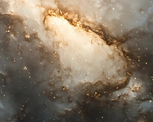 Wall Mural - Irregular Galaxy with Mottled Patches of Color: A Unique Cosmic Phenomenon