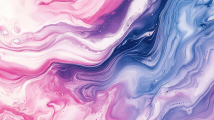 Wall Mural - background mixed liquid paint ultramarine, lilac, pink colors. luxury marble texture. marble wallpaper oil slick watercolor. liquid oil background. detailed high resolution image