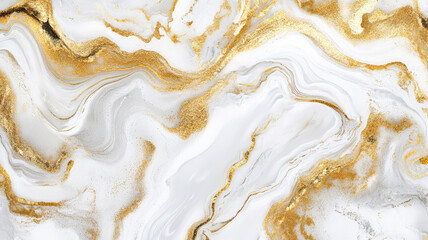 Wall Mural - luxury white and metallic gold marble background, . detailed and realistic image