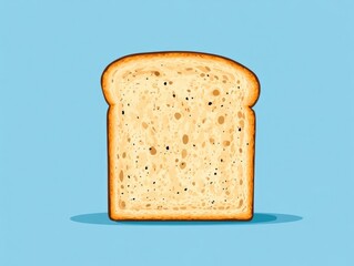 Detailed flat design depicting the texture and spread of mold fungi and decay on contaminated moldy bread  The graphic showcases the organic unsanitary hazards of spoiled rotten food