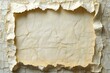 © S. CREATOR Studio - Textured Torn Paper Frame on Light Background