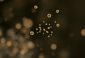 Wall Mural - Close Up Smart Tracking of Particle Movement Smart systems track