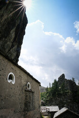 Wall Mural - The santuario of San Besso, Italian alps, Piedmont