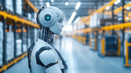 Machine learning models help optimize warehouse space utilization.