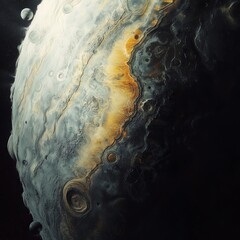 Wall Mural - background with planet