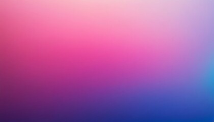 Canvas Print - dark purple pink blue color gradient background blurred neon color flow, grainy texture effect, futu