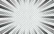 © HITO STOUNTIO - Comic book page with black lines isolated on transparent background.