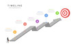 © KP.Stock - Business road map timeline infographic concept. with icons and 5 options, workflow layout, diagram, report, web design. Creative, vector, illustration.